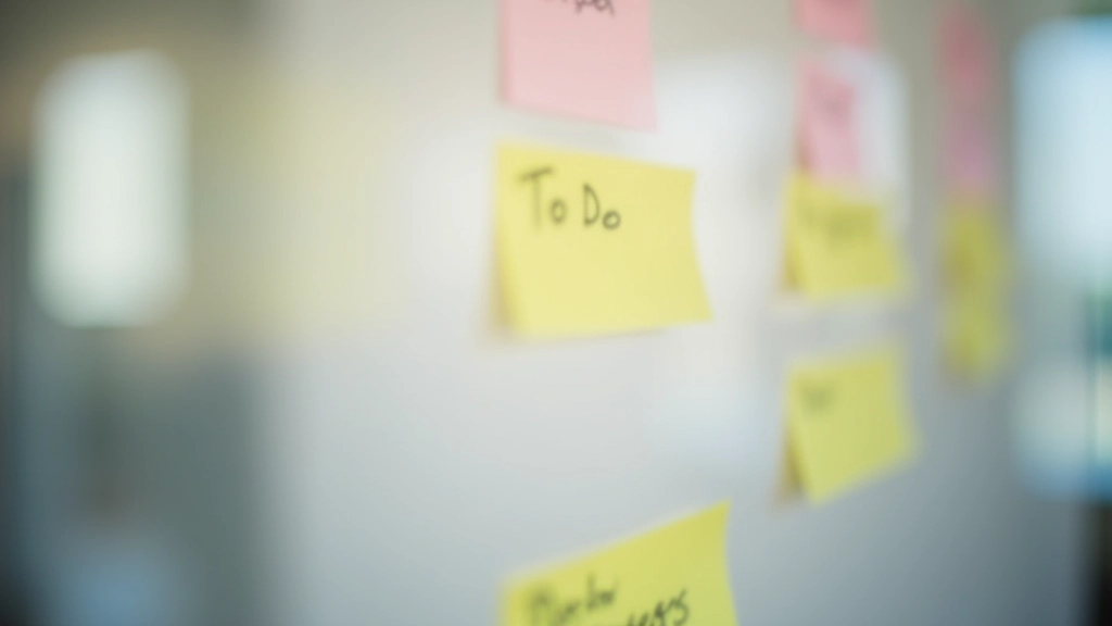 Kanban board met taken in kolommen: To Do, In Progress, Done voor visueel taakbeheer